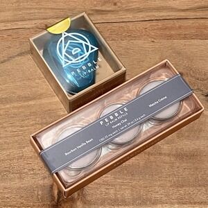 Pebble Lip Balm Cream Puff And Refill Vanilla Bean Honey Chai Macha